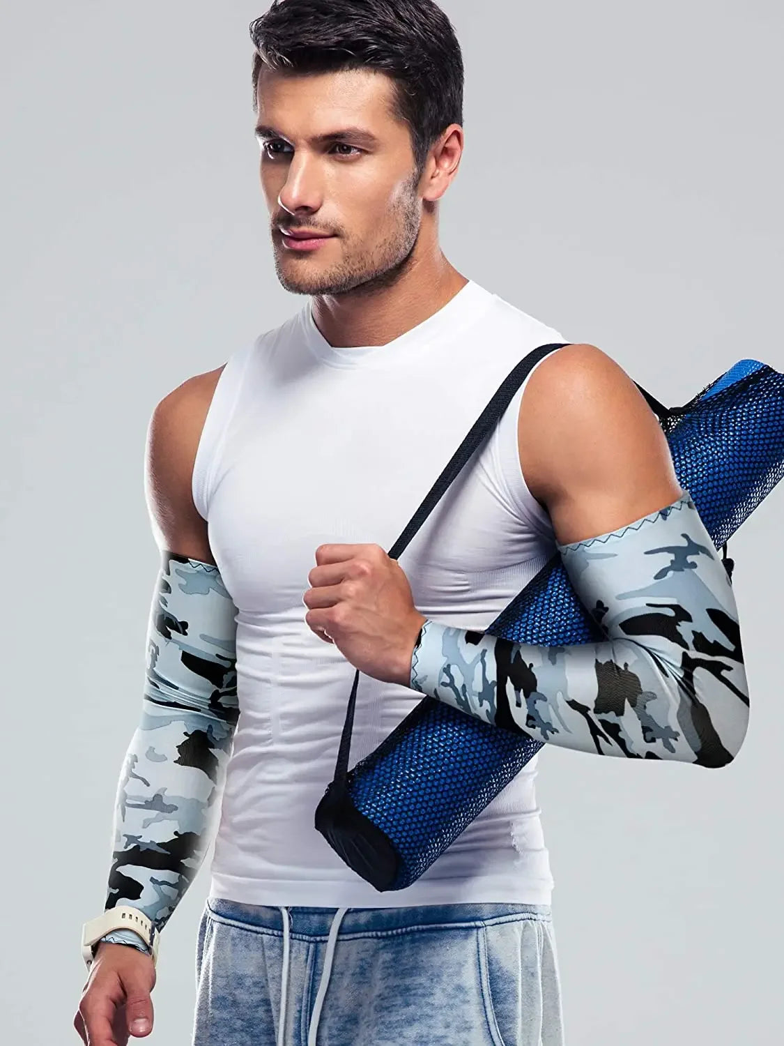 2Pcs UV Protection Cooling Arm Sleeves