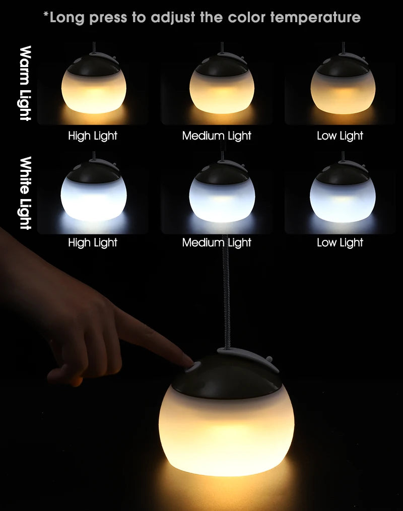 WEST BIKING USB Rechargeable Camping Lantern