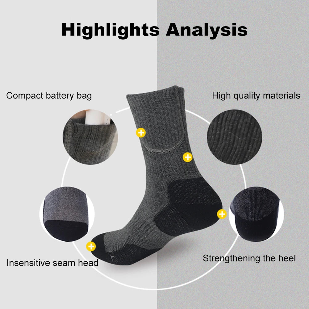 Unisex Rechargeable Heated Socks