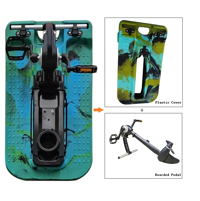 Daiseanuo Inflatable Stand Up Paddleboard with Pedal Chair