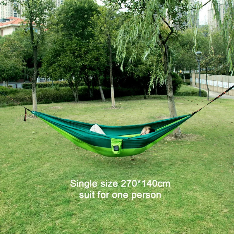 Portable Nylon Camping Hammock –