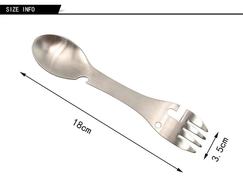 5-in-1 Camping EDC Survival Utensil Kit