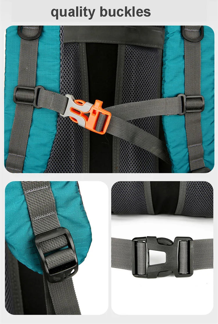 70L Outdoor Hiking Backpack with Rain Cover