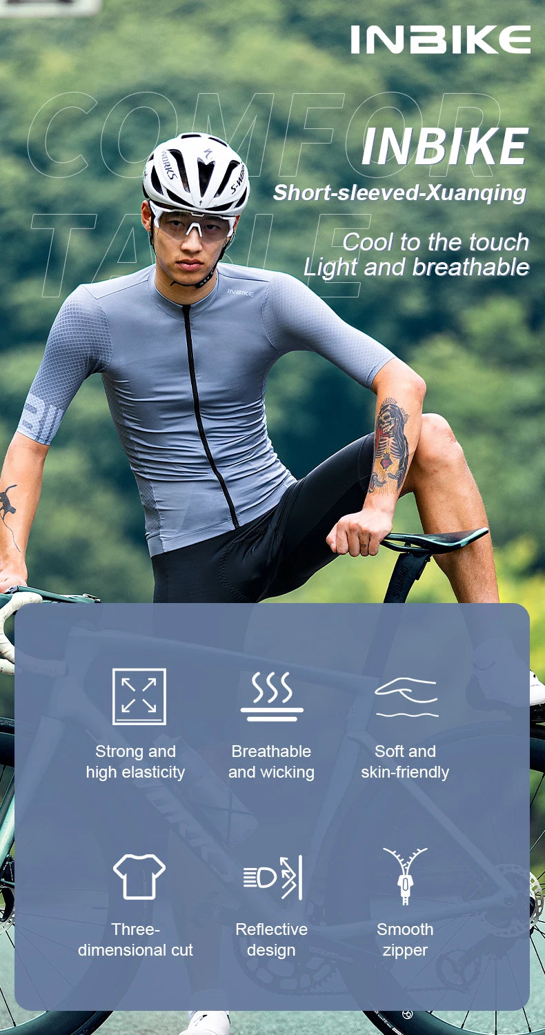 INBIKE Men’s Summer Cycling Jersey