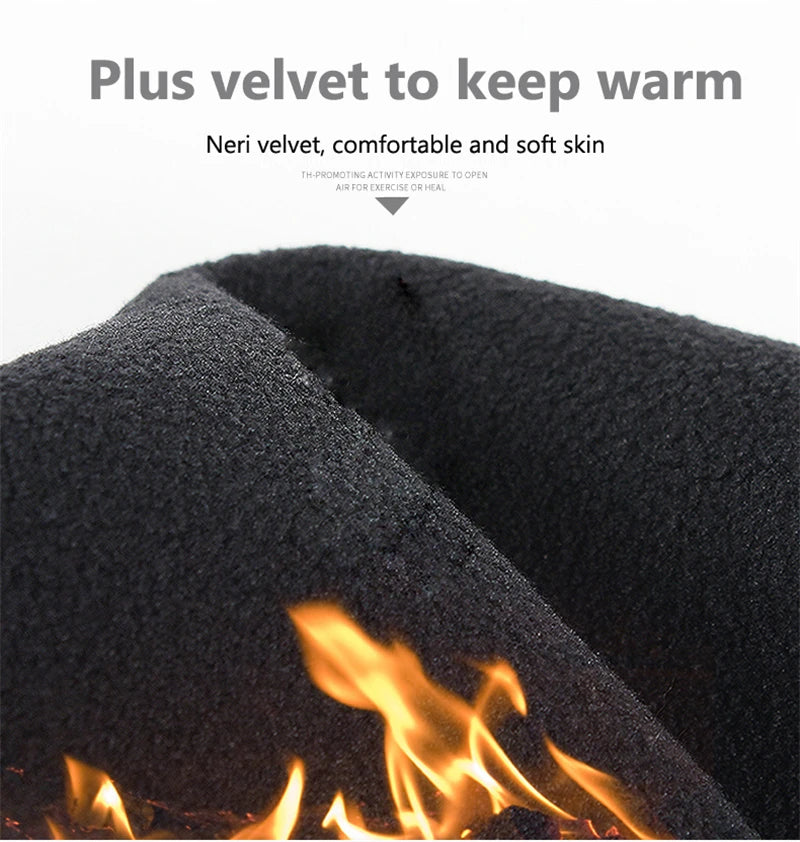 Winter Full-Finger Sports Gloves – Waterproof & Touchscreen