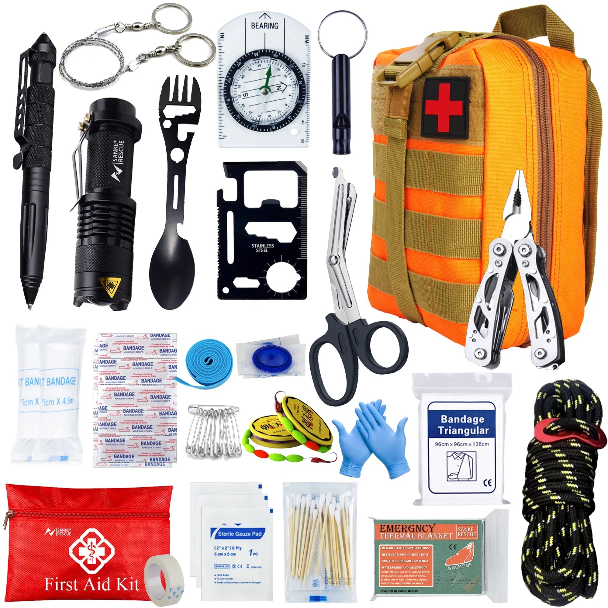 Survival First Aid Kit – Outdoor Emergency IFAK Gear