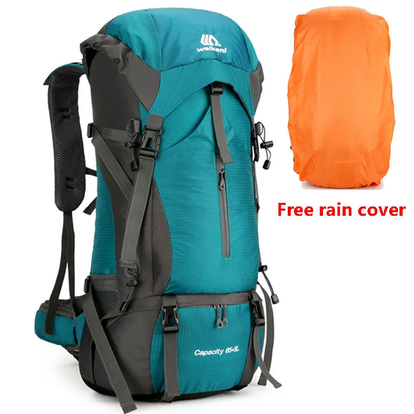 70L Outdoor Hiking Backpack with Rain Cover