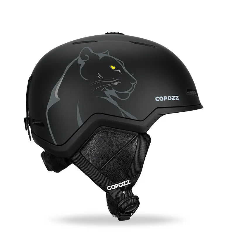 COPOZZ Half-Covered Ski & Snowboard Helmet