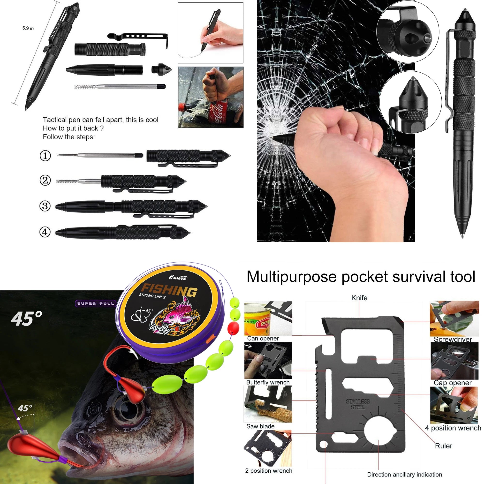 Survival First Aid Kit – Outdoor Emergency IFAK Gear