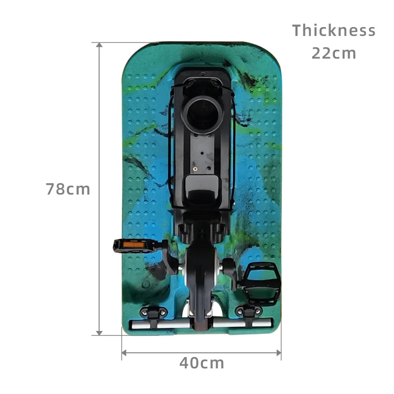 Daiseanuo Inflatable Stand Up Paddleboard with Pedal Chair
