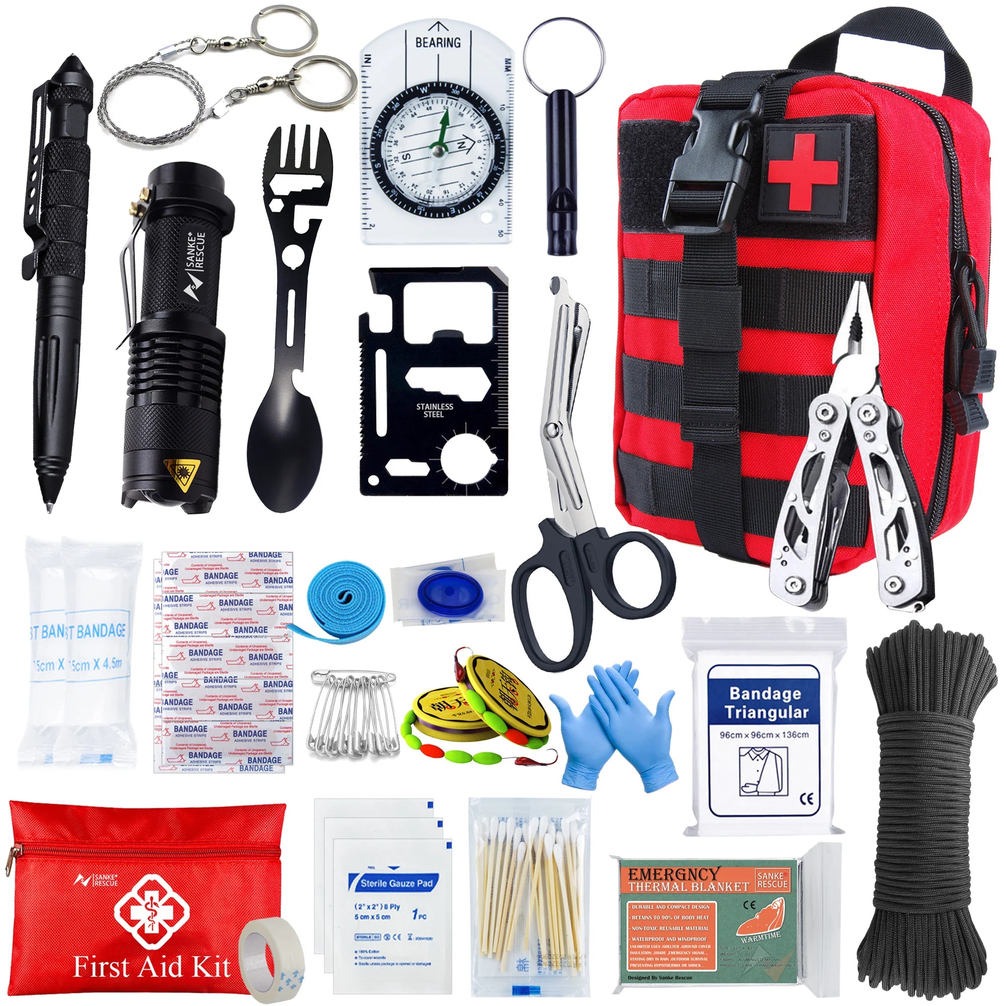 Survival First Aid Kit – Outdoor Emergency IFAK Gear